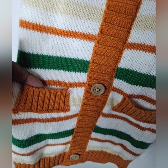 BARKER & JANE PET APPAREL Sweater Size M up to 27 lbs Back Length 16" Autumn - Picture 5 of 12